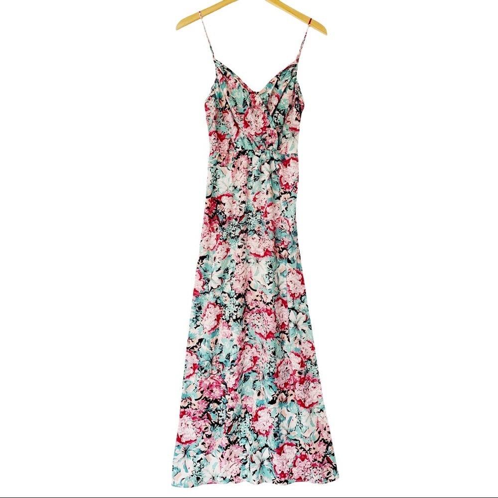 Felicity & Coco long floral retro dress size XSP